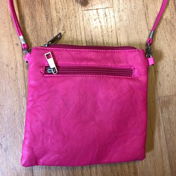 Pink Flower Crossbody Bag - Picture 2 of 3